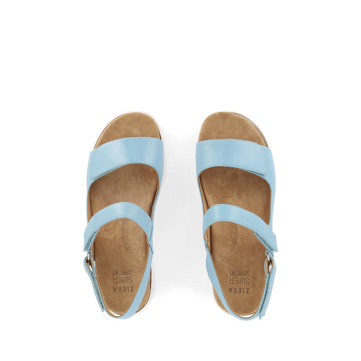 BENJI XW - NEW BLUE LEATHER/WHITE SOLE