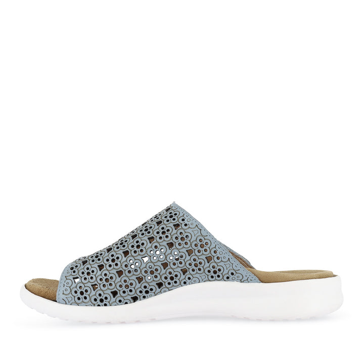 BINTY XW - DENIM WHITE LEATHER
