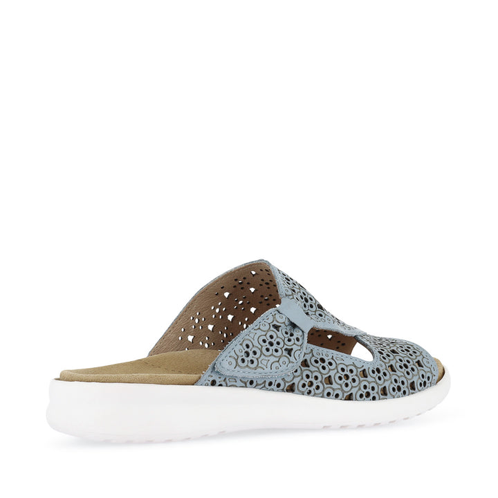 BINTY XW - DENIM WHITE LEATHER