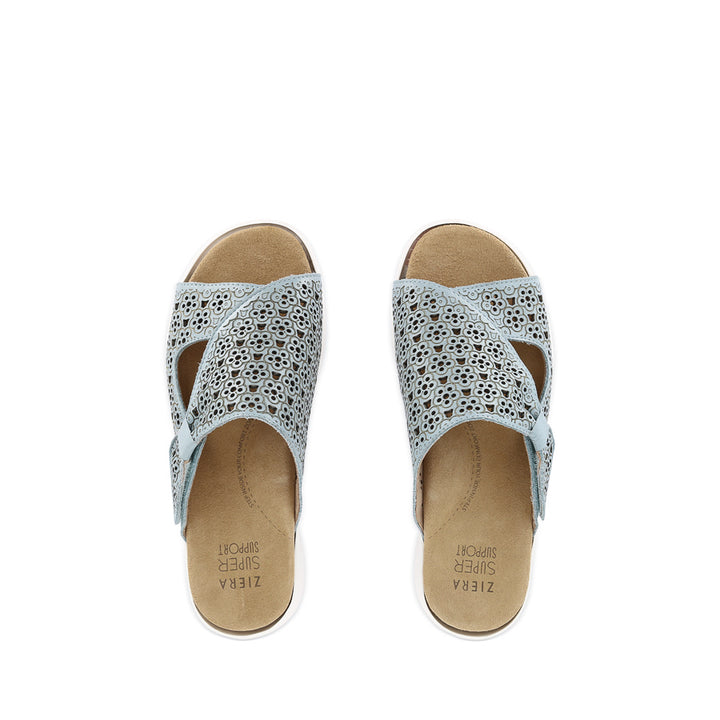 BINTY XW - DENIM WHITE LEATHER