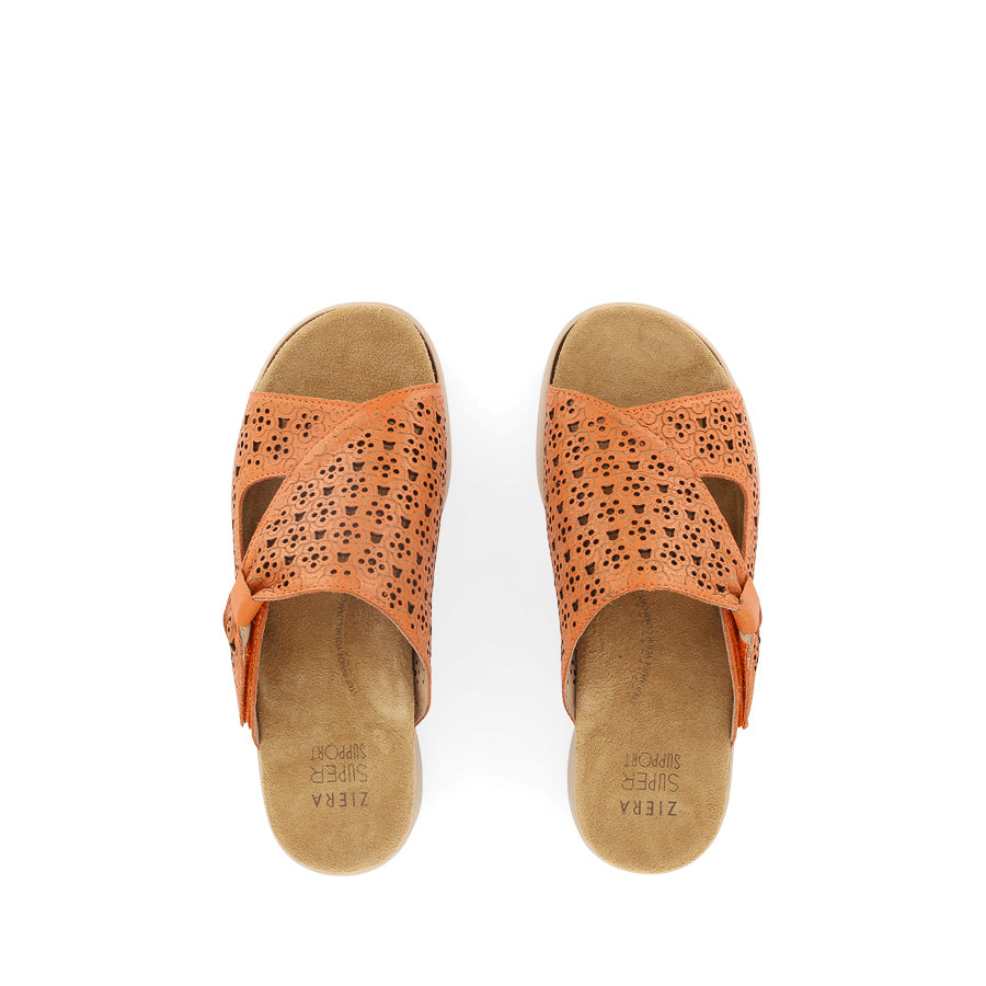 BINTY XW - ORANGE ALMOND LEATHER