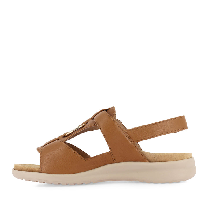 BRISA XW - DARK TAN LEATHER