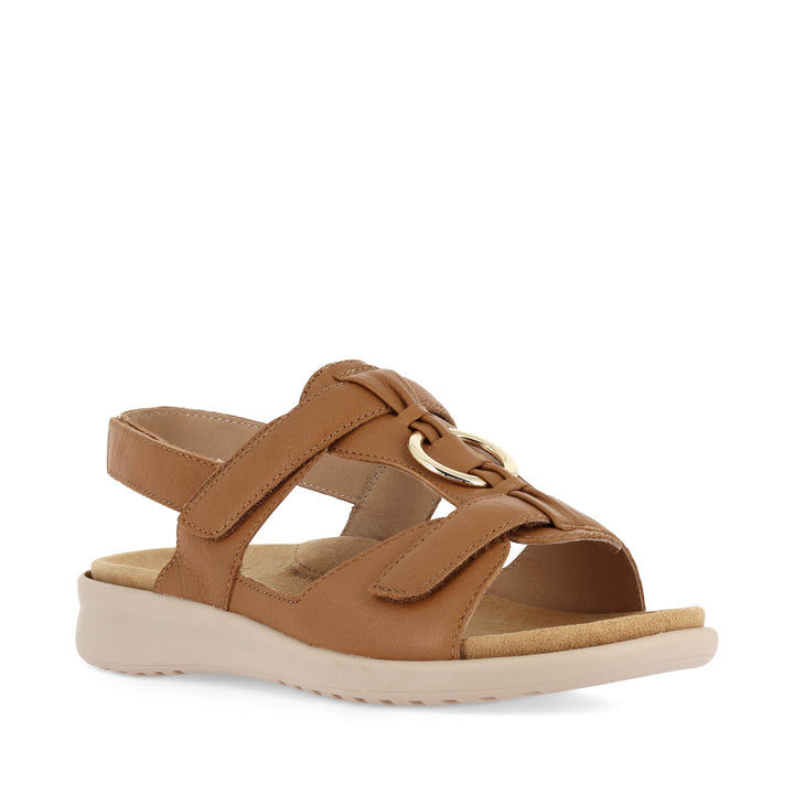 BRISA XW - DARK TAN LEATHER