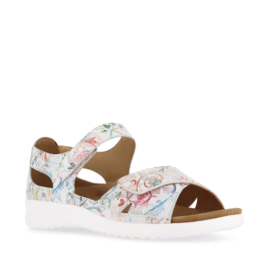BRONN XW - ALMOND FLORAL LEATHER
