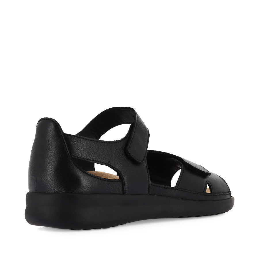 BRONN XW - BLACK BLACK LEATHER
