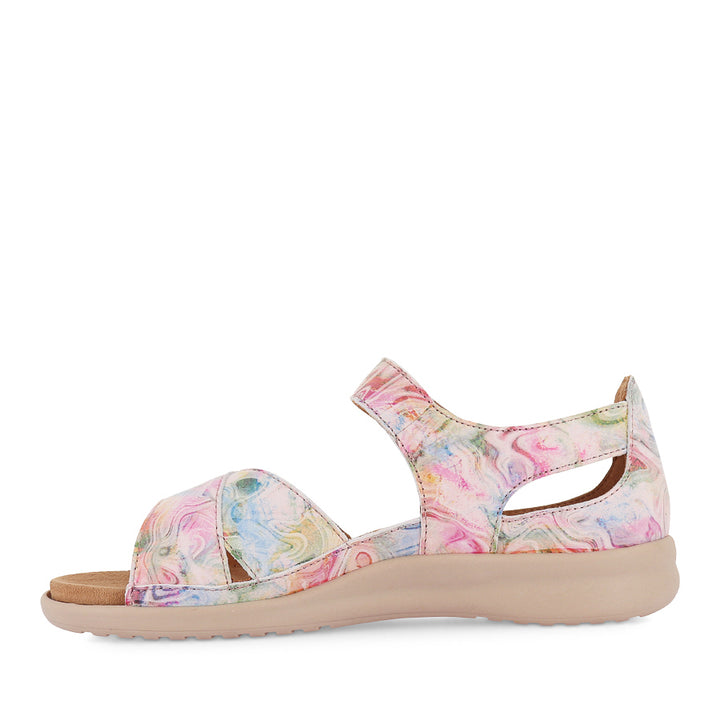 BRONN XW - NUDE FLORAL LEATHER