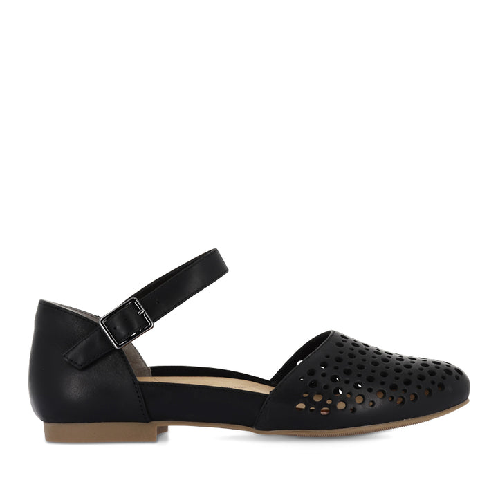 CARROLE XF - BLACK LEATHER
