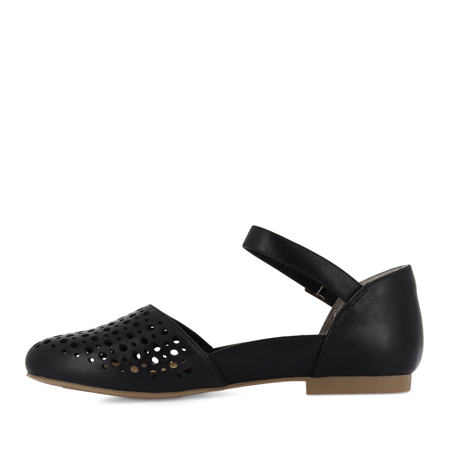 CARROLE XF - BLACK LEATHER