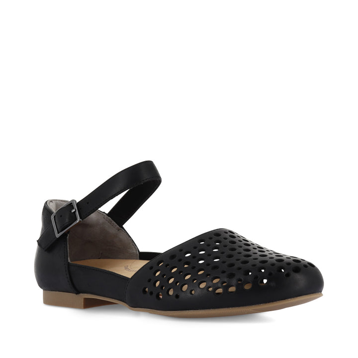 CARROLE XF - BLACK LEATHER