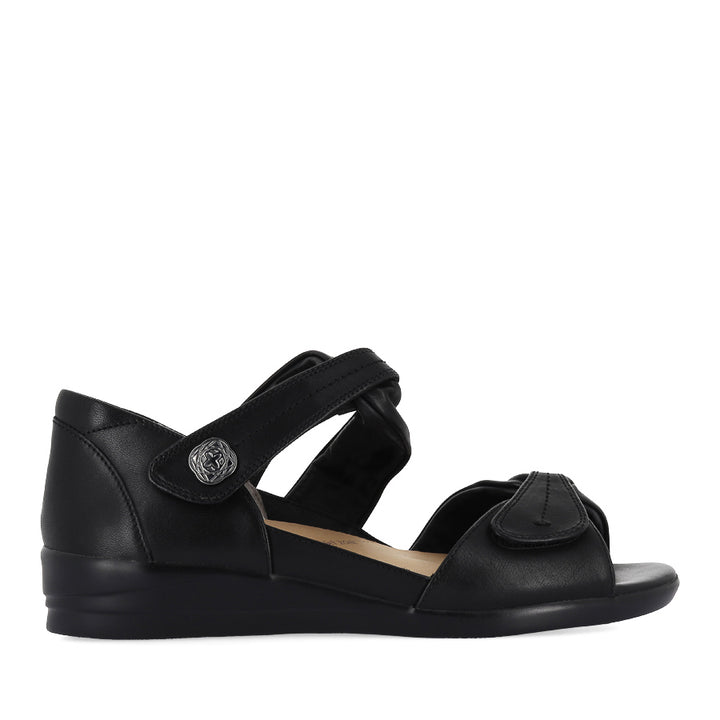 DOXIE W - BLACK LEATHER
