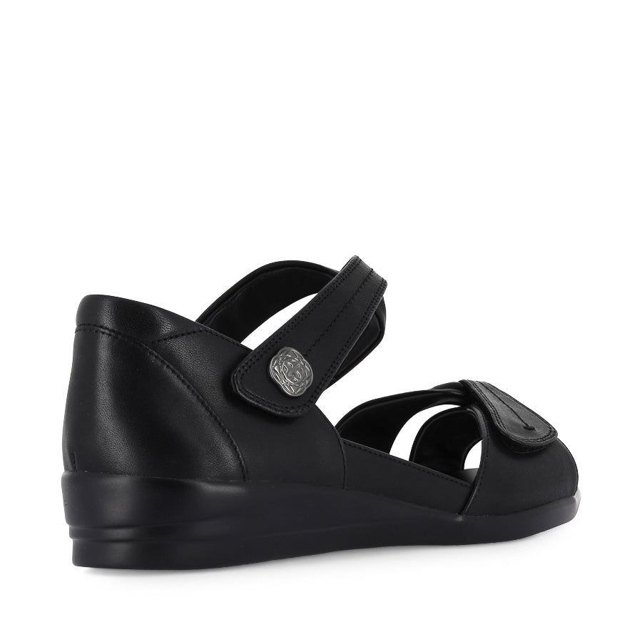 DOXIE W - BLACK LEATHER