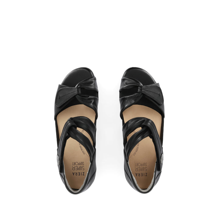 DOXIE W - BLACK LEATHER