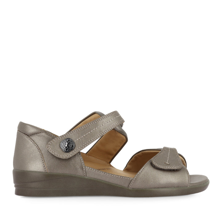 DOXIE W - GREIGE LEATHER