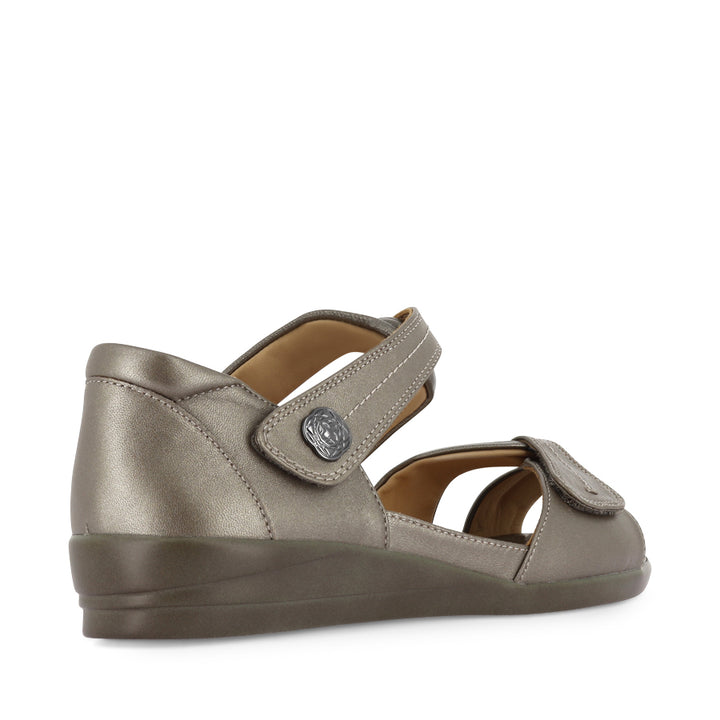 DOXIE W - GREIGE LEATHER