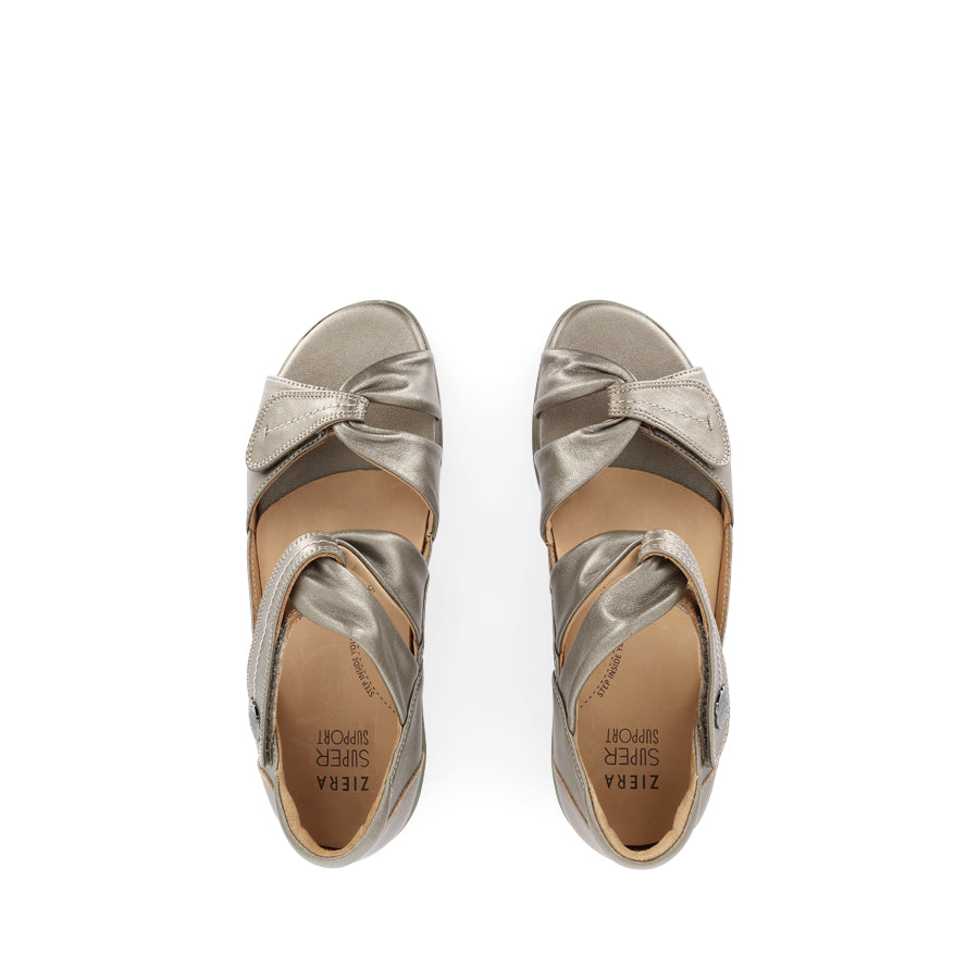 DOXIE W - GREIGE LEATHER