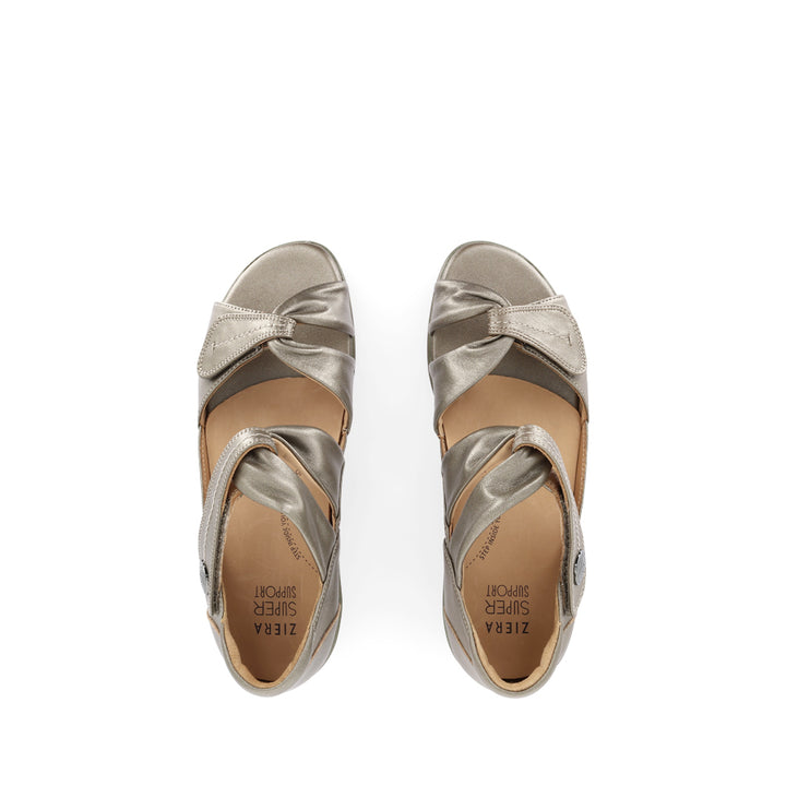 DOXIE W - GREIGE LEATHER
