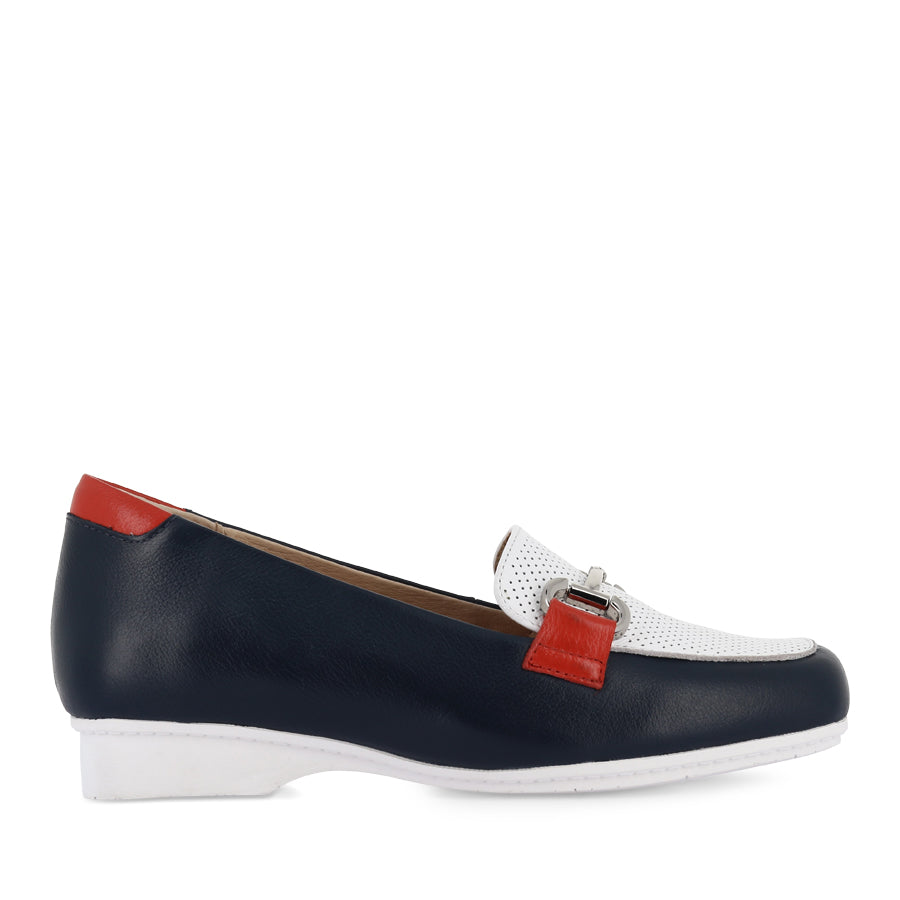 FILLAH XF - NAVY WHITE LEATHER