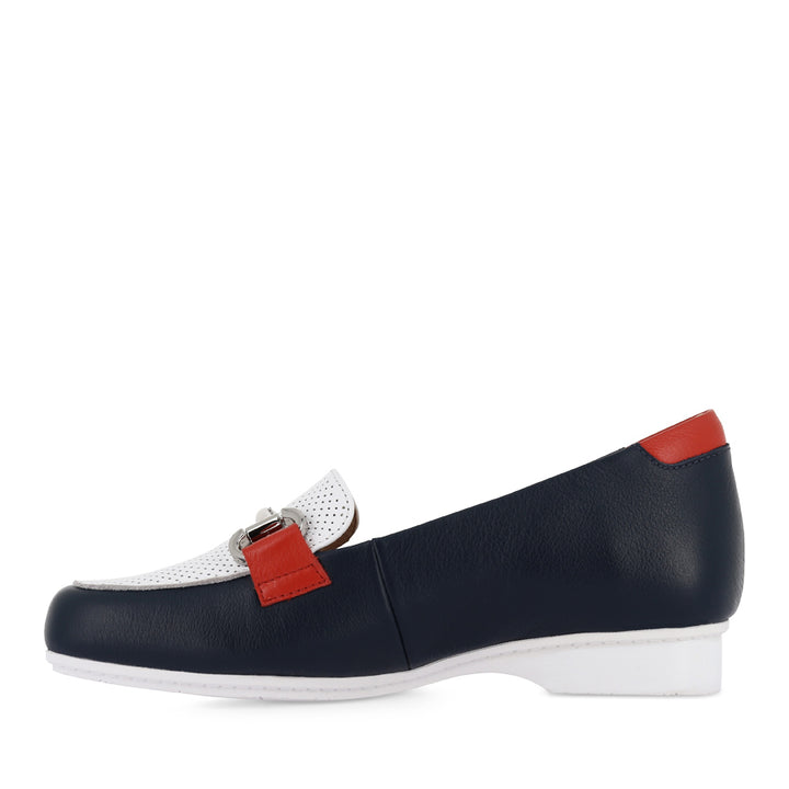 FILLAH XF - NAVY WHITE LEATHER