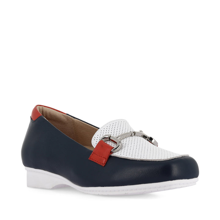 FILLAH XF - NAVY WHITE LEATHER