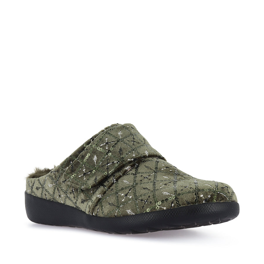 FOSCO XW - OLIVE DIAMOND VELVET