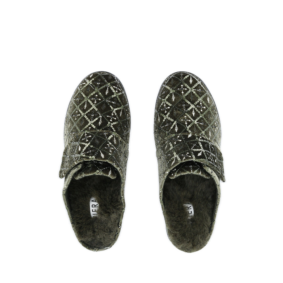 FOSCO XW - OLIVE DIAMOND VELVET