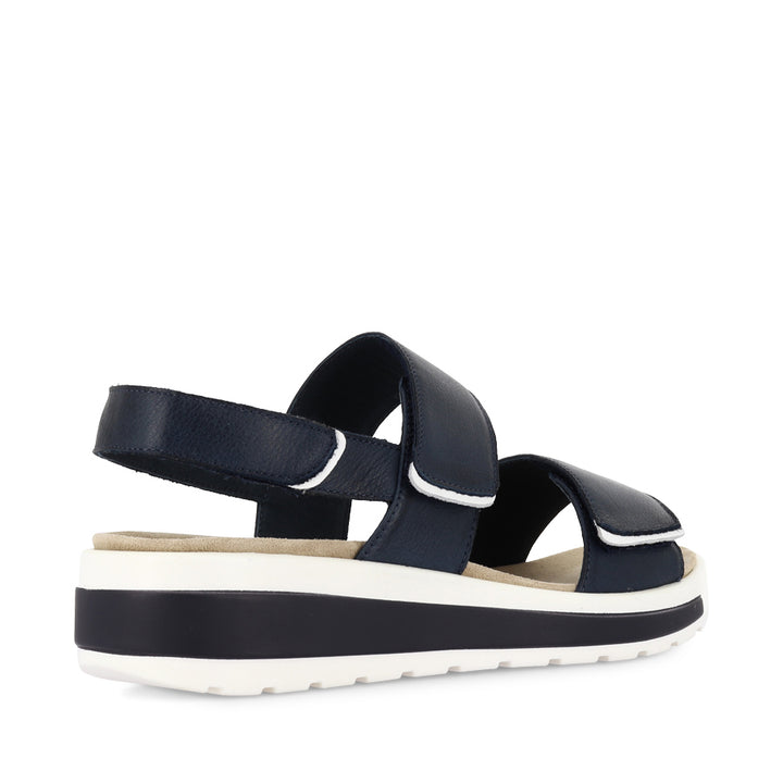 GARLIN W - NAVY/WHITE LEATHER