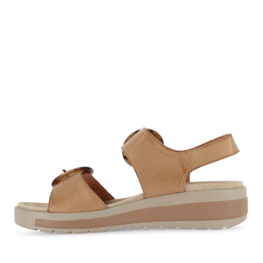GATHAS W - DARK TAN LEATHER