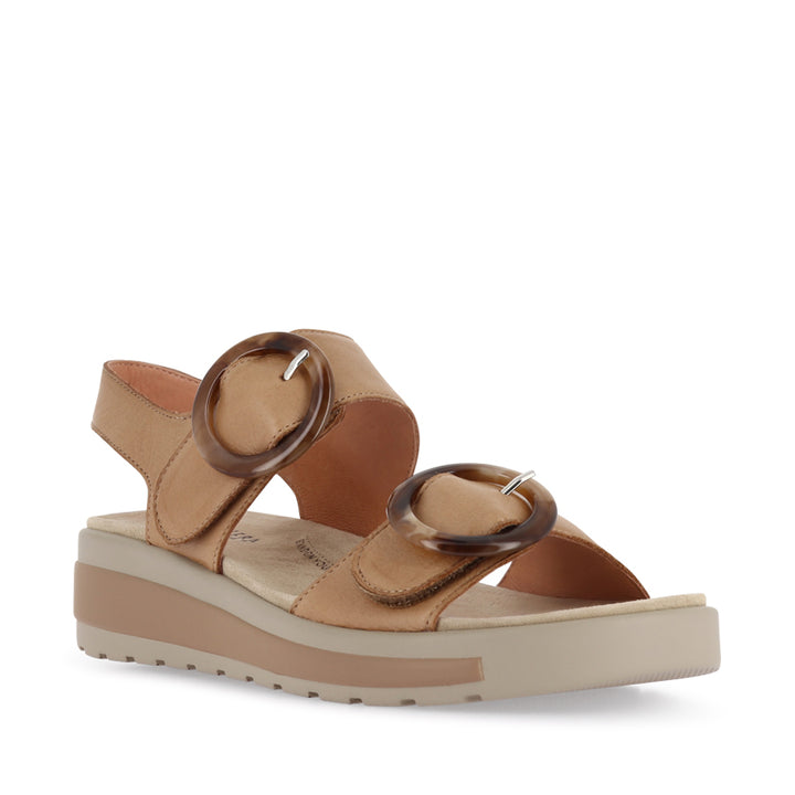 GATHAS W - DARK TAN LEATHER