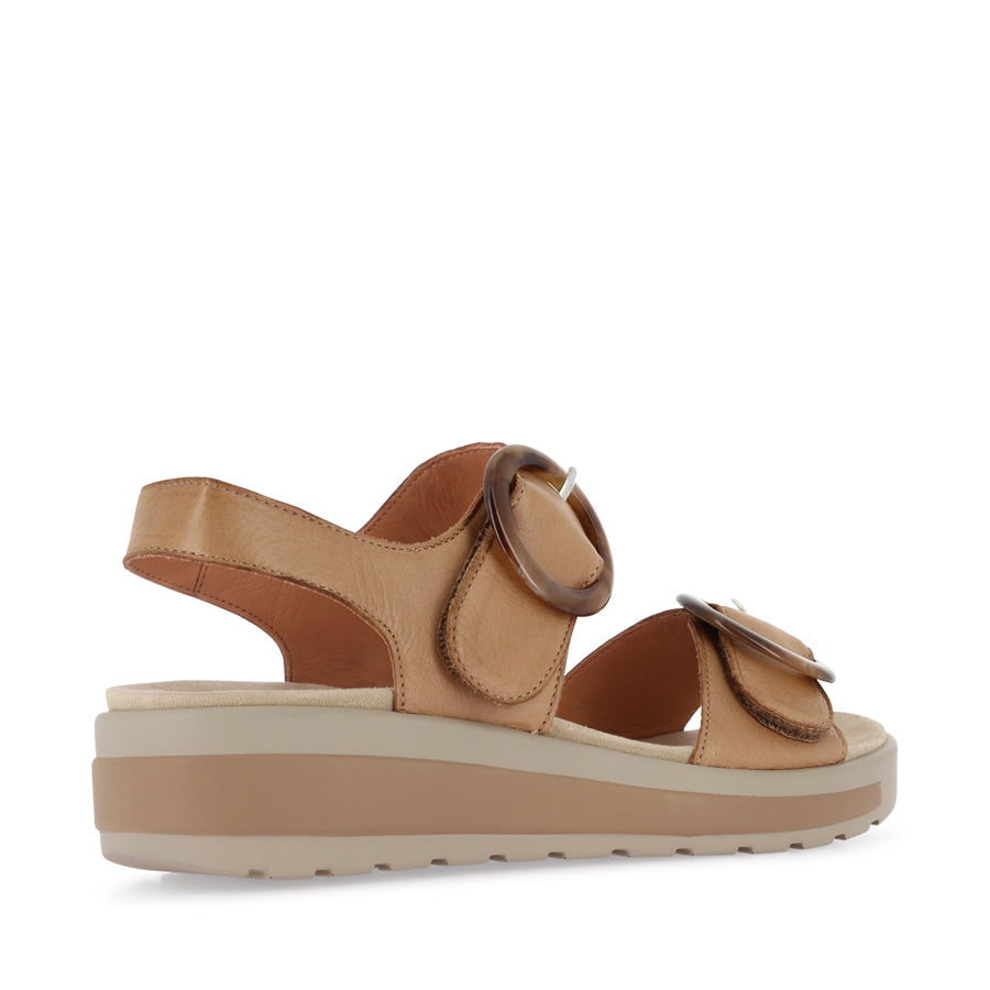 GATHAS W - DARK TAN LEATHER