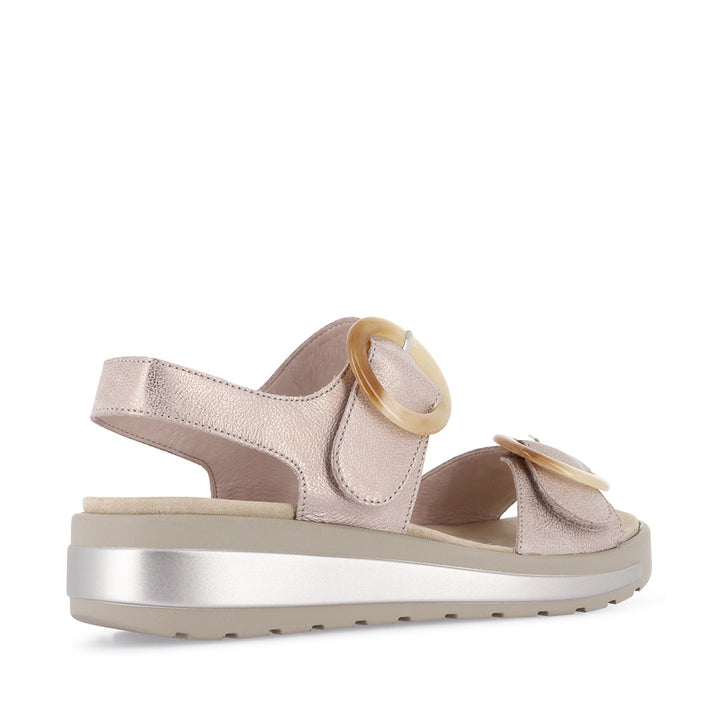 GATHAS W - NUDE ROSE GOLD LEATHER