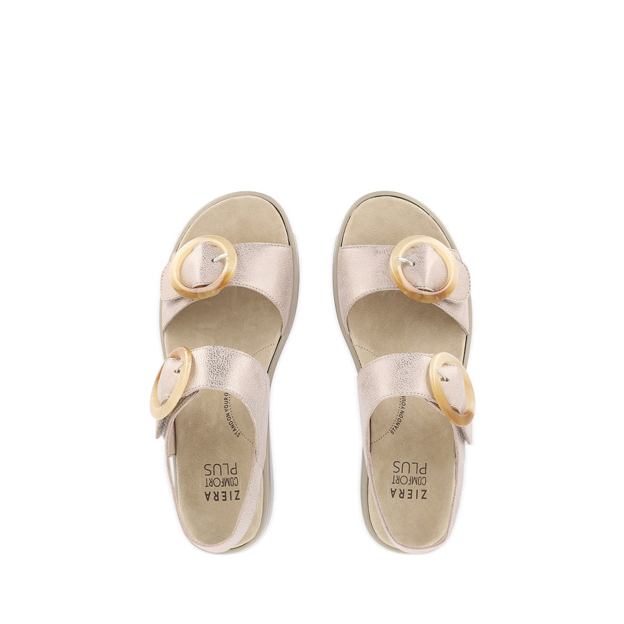 GATHAS W - NUDE ROSE GOLD LEATHER
