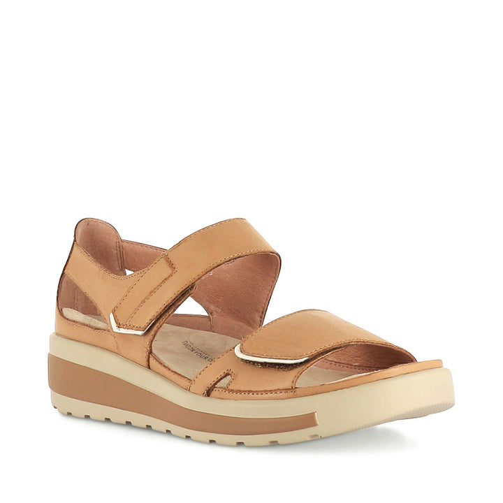 GEDD W - DARK TAN-ALMOND LEATHER