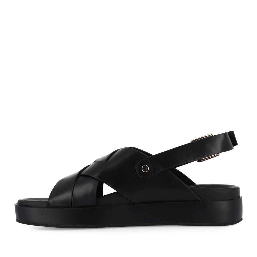 GELOE W - BLACK BLACK LEATHER