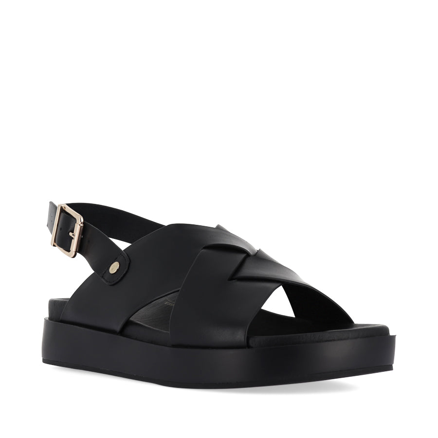 GELOE W - BLACK BLACK LEATHER