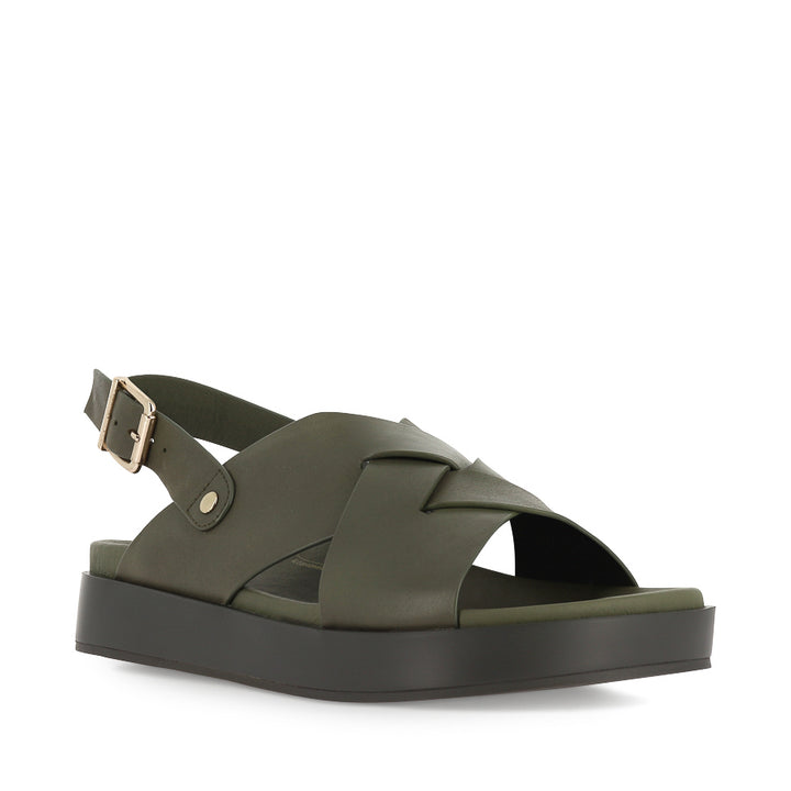 GELOE W - OLIVE OLIVE LEATHER