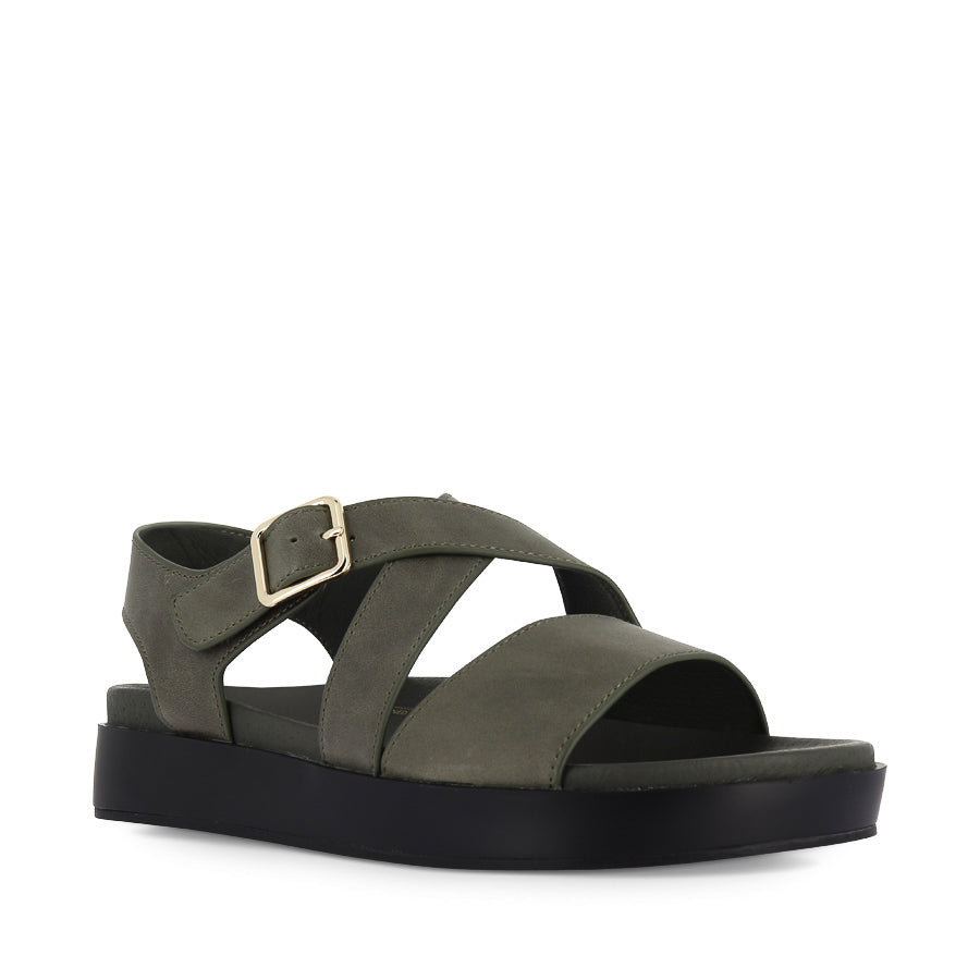 GLYNICE W - OLIVE LEATHER