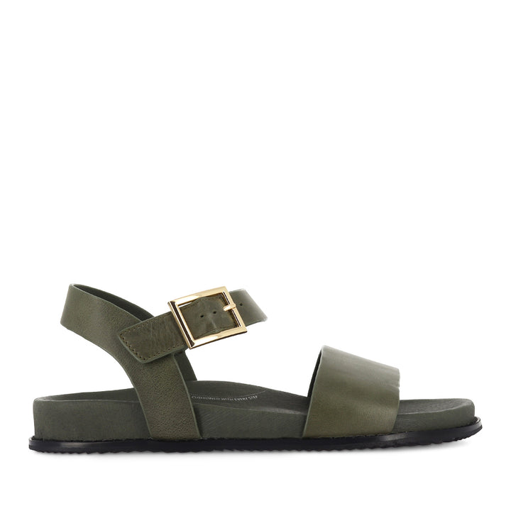 HAMMIL W - OLIVE LEATHER