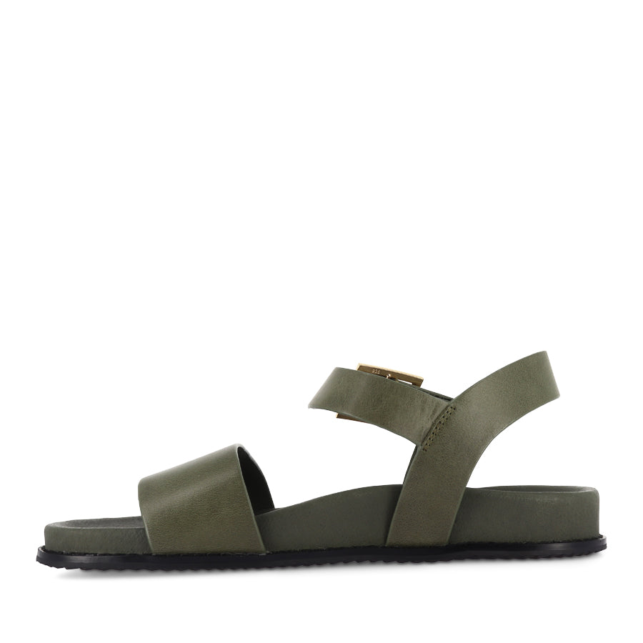 HAMMIL W - OLIVE LEATHER