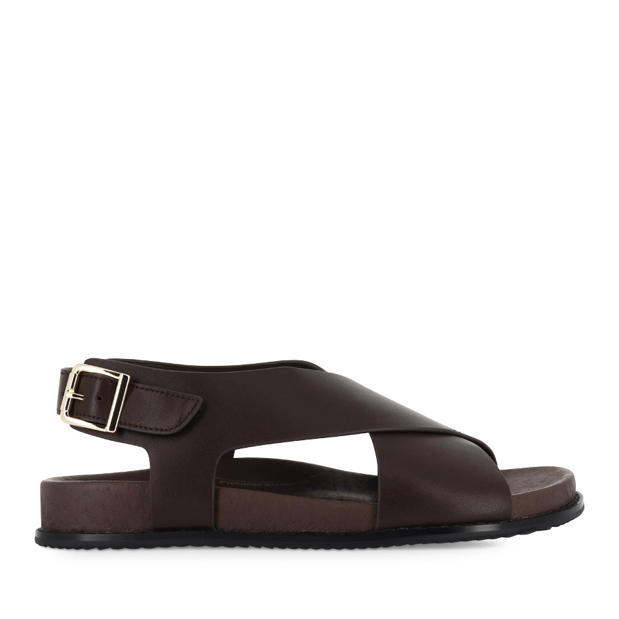 HANAKO W - CHOC LEATHER