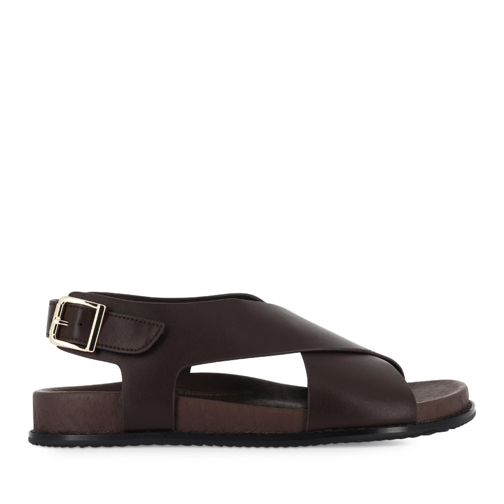 HANAKO W - CHOC LEATHER