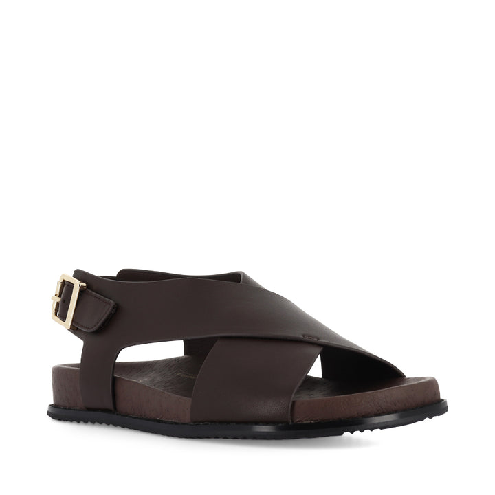 HANAKO W - CHOC LEATHER