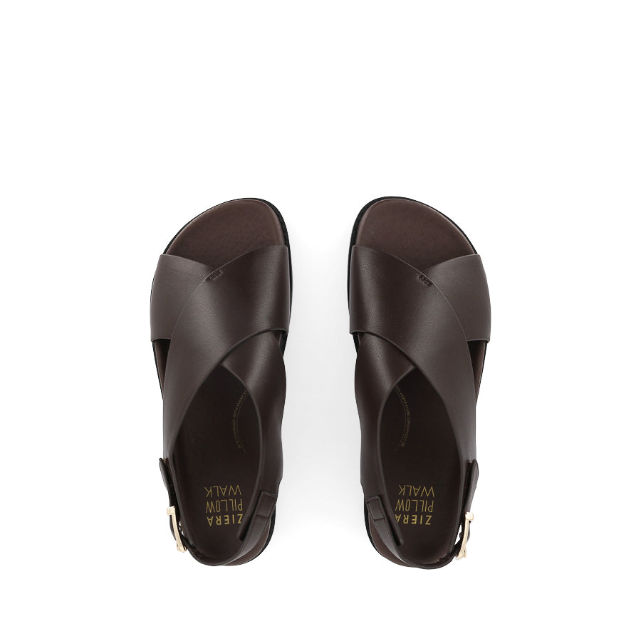 HANAKO W - CHOC LEATHER