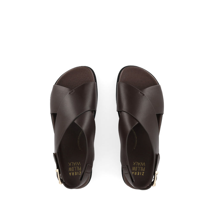 HANAKO W - CHOC LEATHER