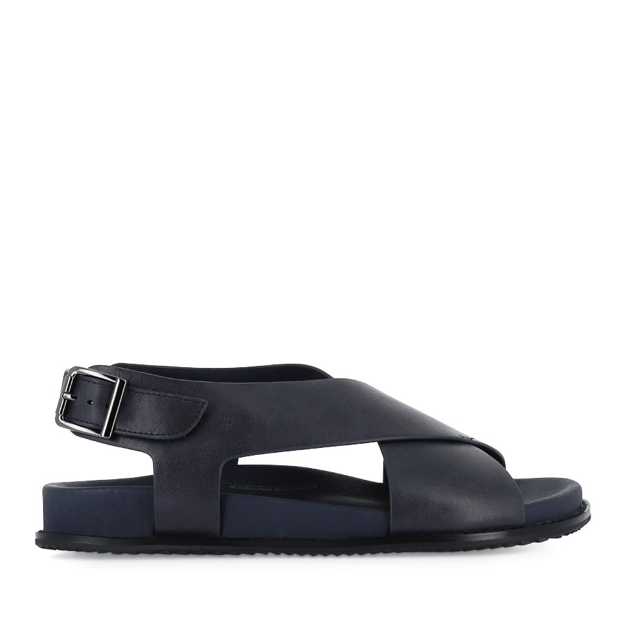 HANAKO W - NAVY LEATHER