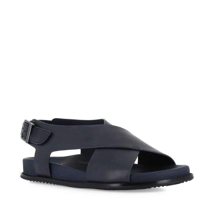 HANAKO W - NAVY LEATHER