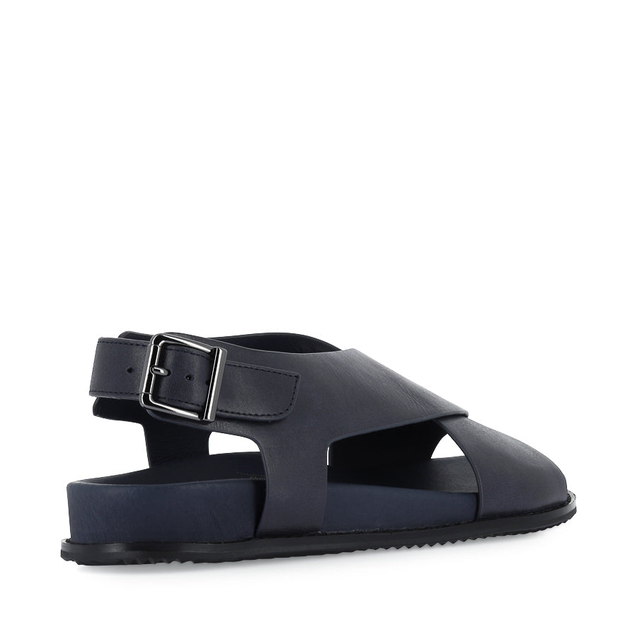 HANAKO W - NAVY LEATHER