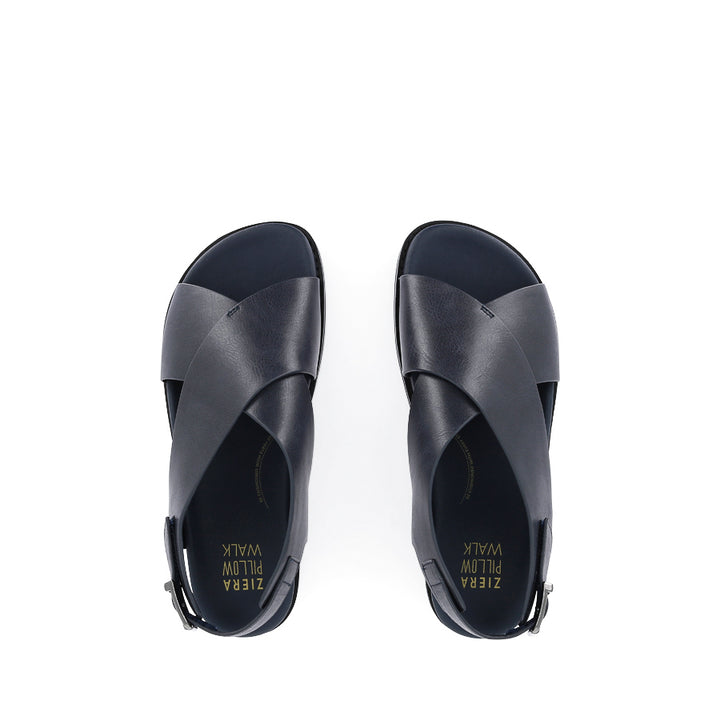 HANAKO W - NAVY LEATHER