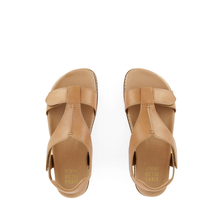 HANDRA W - LATTE LEATHER