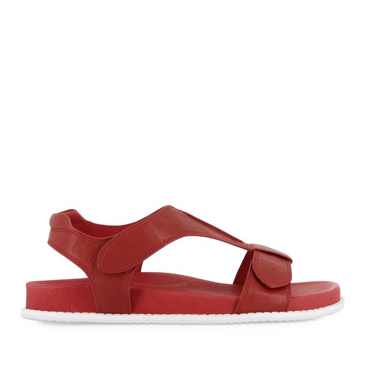 HANDRA W - RED LEATHER