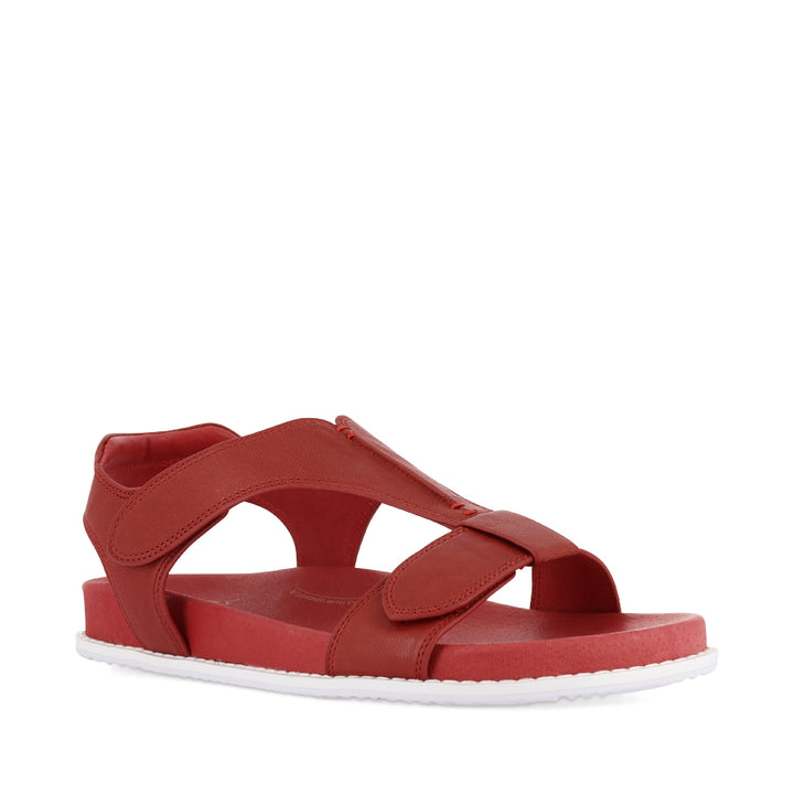 HANDRA W - RED LEATHER
